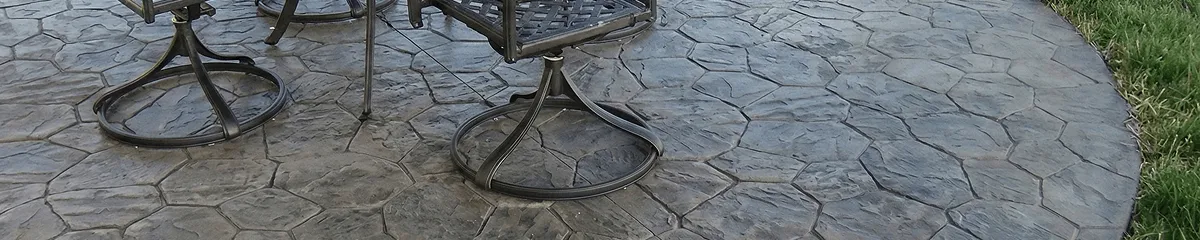 Garden relaxation area with professionally installed stone flooring in Memphis TN